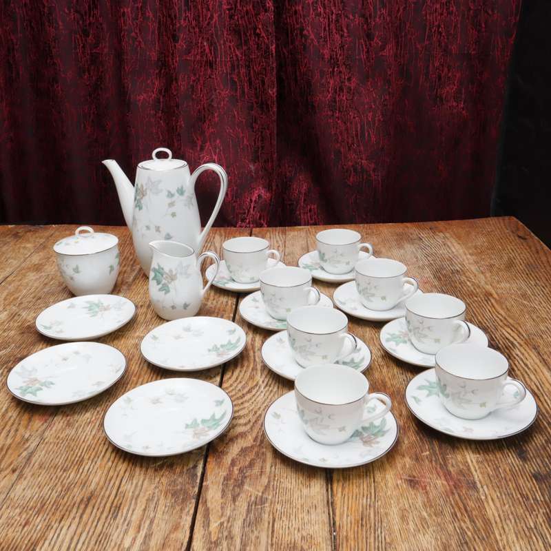 Noritake RC Japan 595 Maple Leaf Fine China Porcelain Tea Set