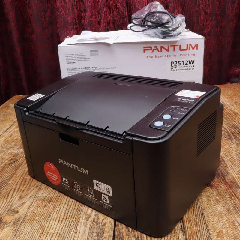 Pantum P2512W Mono Laser Printer WiFi Capability - Open Box