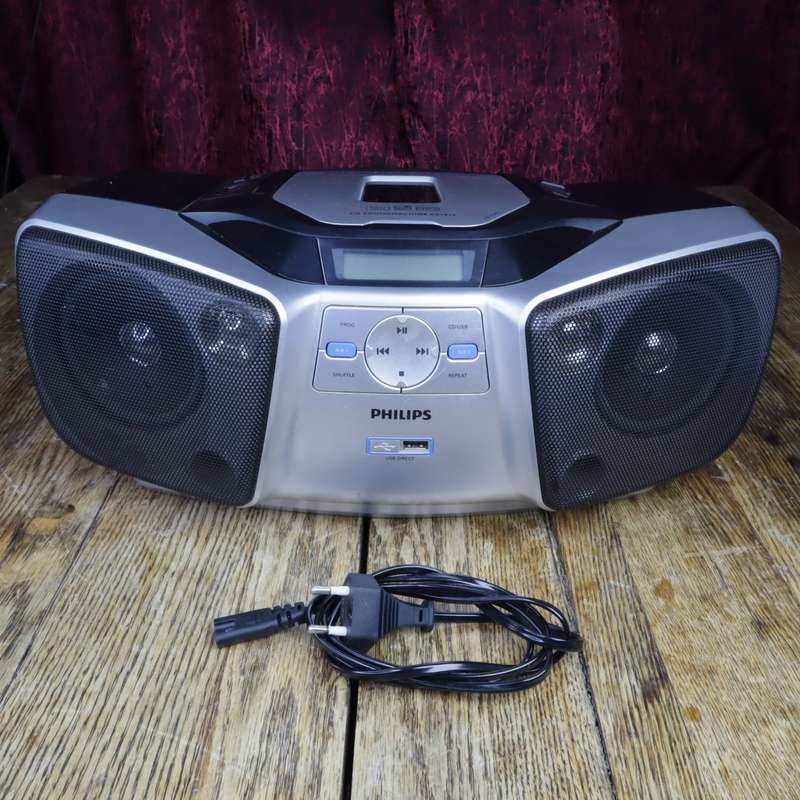 Philips CD Soundmachine AZ1839/98 Portable CD USB Radio Player - Pre-Owned