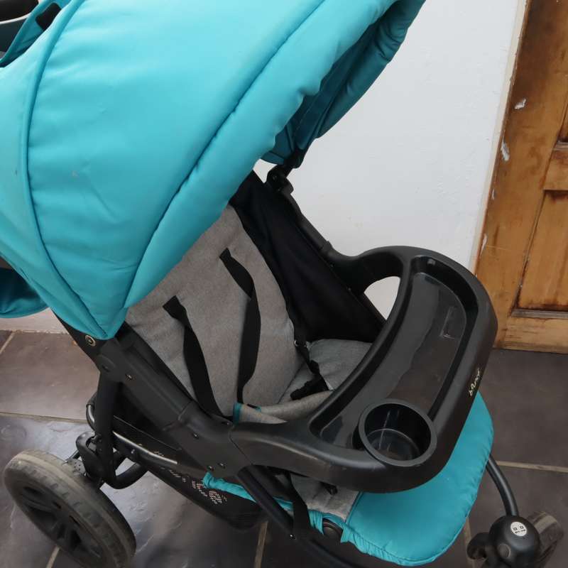 Bounce Toby 3-Wheel Travel System Pram + Just Baby 3-in-1 Carrier BC1832 - Pre-Owned