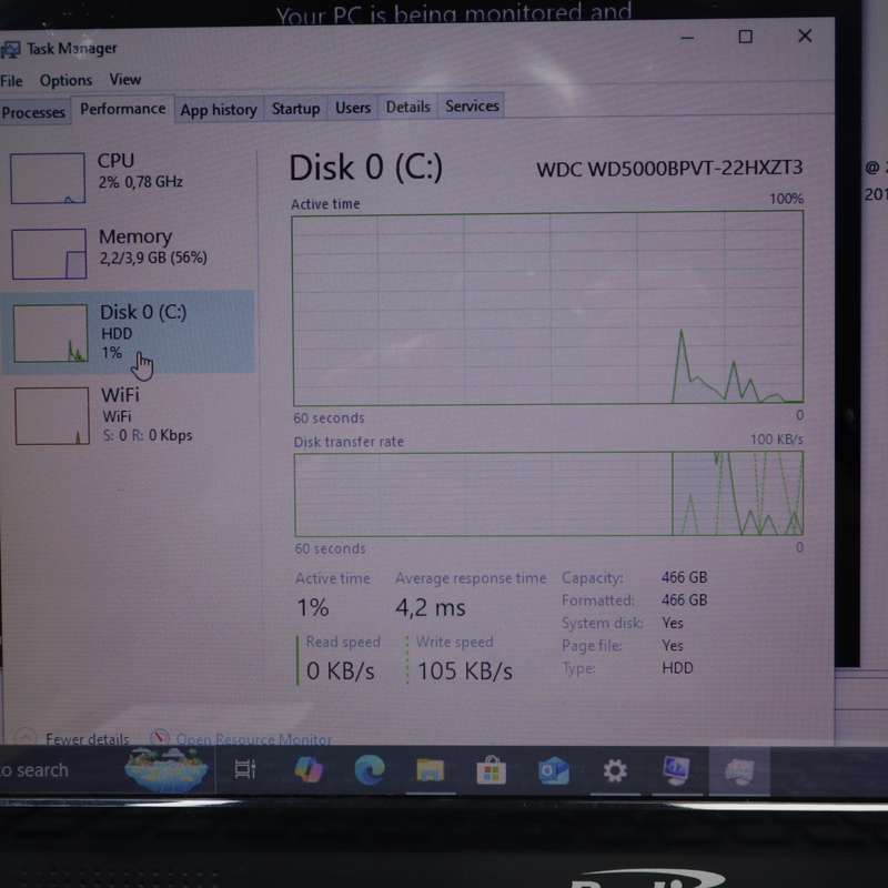 Proline W351HU Notebook PC Core i5 500GB HDD 4GB RAM 2.3GHz Win10 Pro