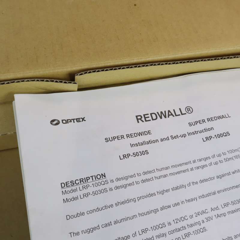 OPTEX Security Intrusion detector REDWALL: LRP-100QS