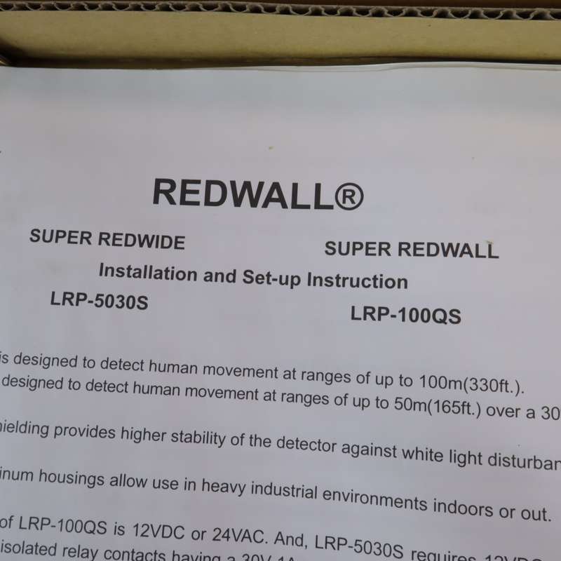 OPTEX Security Intrusion detector REDWALL: LRP-100QS