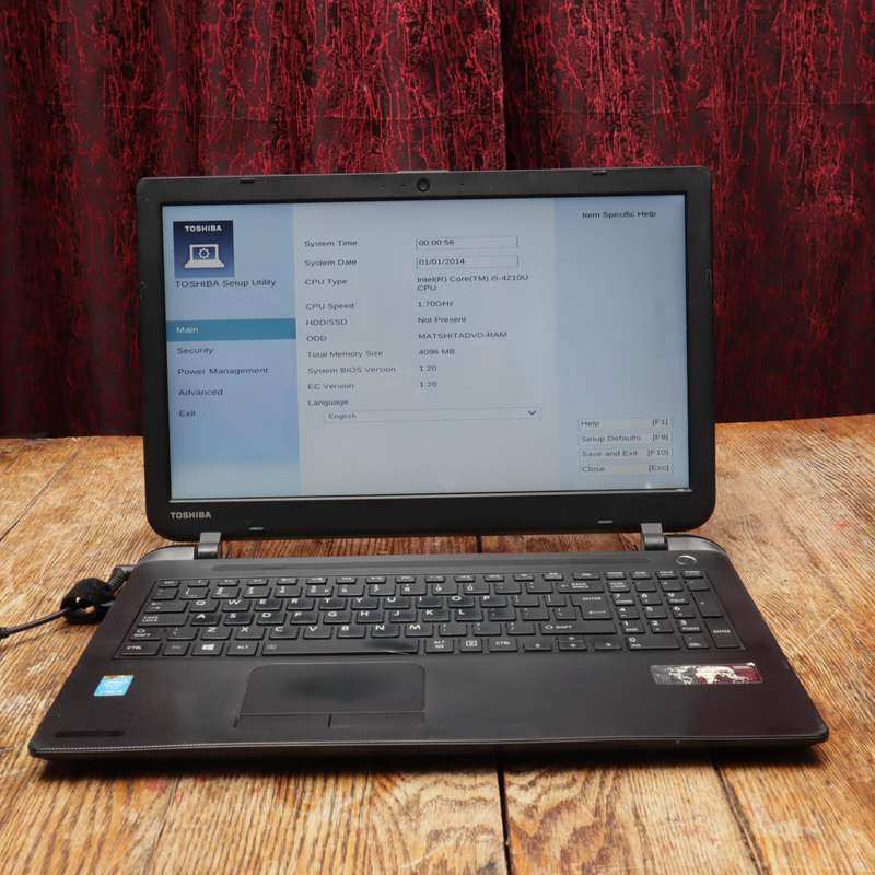 Toshiba SATELLITE C50-B1349 Laptop Core i5 - 4GB RAM 1.706GHz