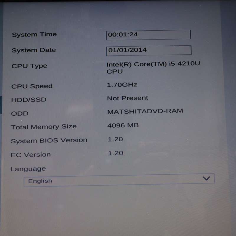 Toshiba SATELLITE C50-B1349 Laptop Core i5 - 4GB RAM 1.706GHz
