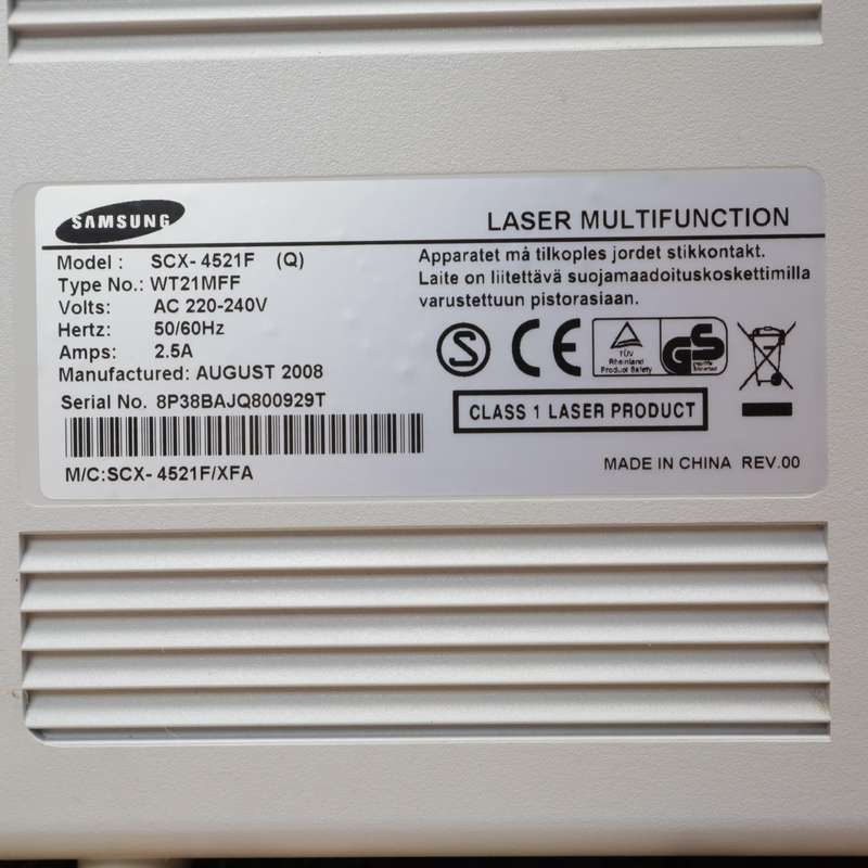 Samsung SCX-4521F All-in-One Mono Printer