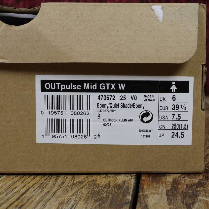 Salomon OUTpulse Mid GTX W Shoes (US: 7.5) (UK: 6) (EU: 39)