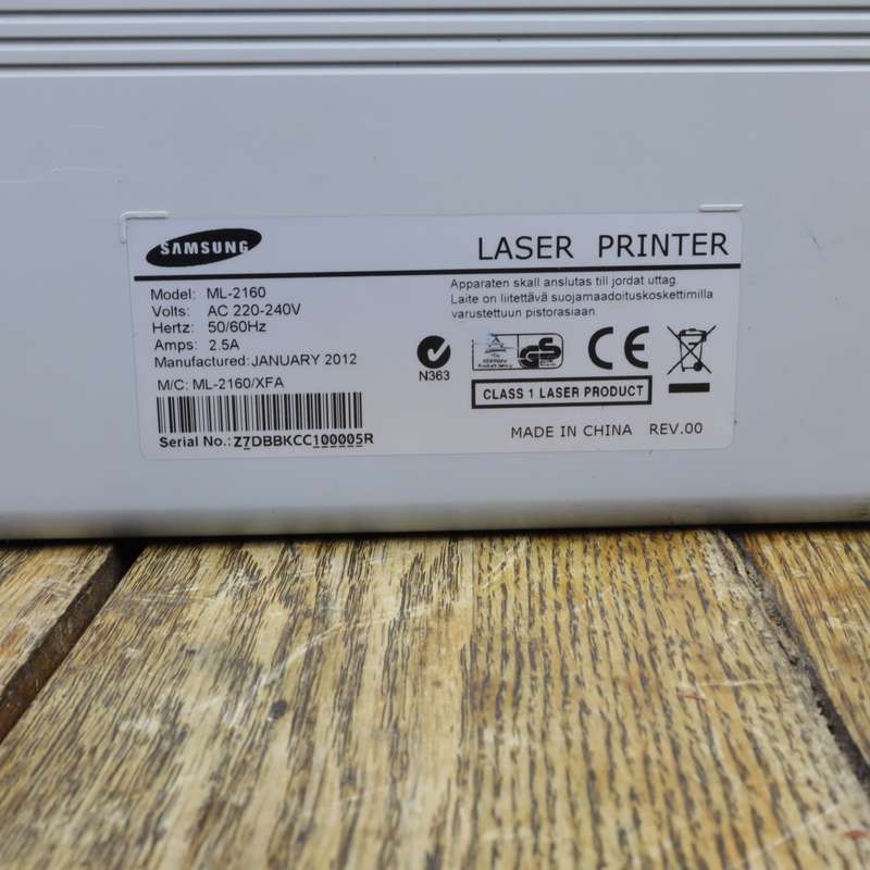 Samsung ML2160 A4 Mono Laser Printer - Pre-Owned