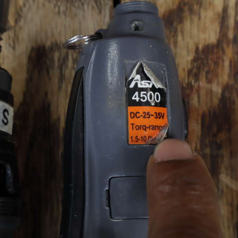 ASA 4500 LOW TORQUE ELECTRIC SCREWDRIVER WITH APS-35A POWER SUPPLY - 5 PCS