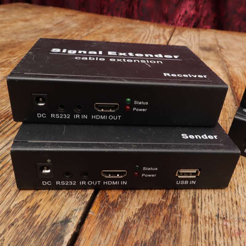 NW270-6 HDMI Extender Kit over CAT5e/6 Ethernet Network Cable Rx & Tx - 2 Pairs