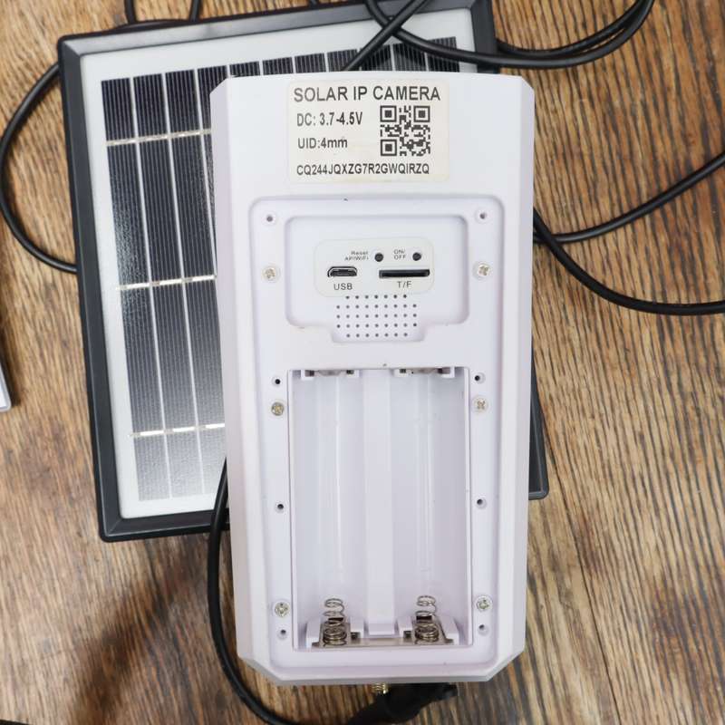 3 PCs - Solar Powered IP WiFi CCTV Security Camera with Inbuilt Lithium Battery 1080P