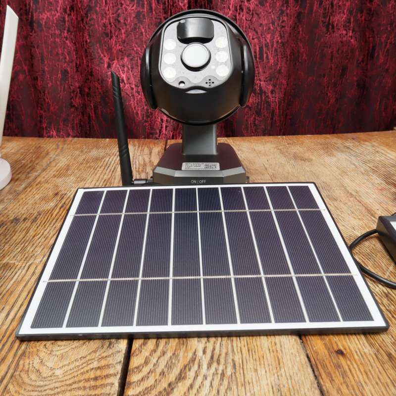 3 PCs - Solar Powered IP WiFi CCTV Security Camera with Inbuilt Lithium Battery 1080P