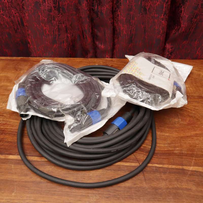 Assorted Speakon to Speakon Speaker Cables Hybrid and RNS