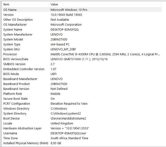 Lenovo ThinkPad T540p Core i5 - 120GB SSD 500GB HDD - 2.6GHz 8GB RAM