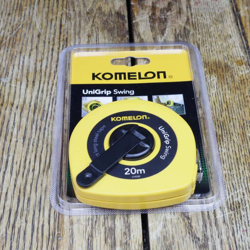 KOMELON UNIGRIP SWING LONG STEEL MEASURING TAPE | 20M | LUG20 - PACK OF TWO