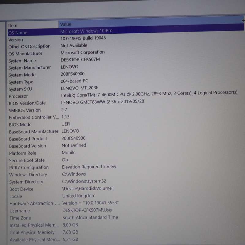 Lenovo ThinkPad T540p Laptop Core i7 1TB SSD - 2.9GHz 8GB RAM