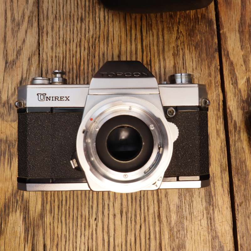 VINTAGE - Topcon Unirex with 50mm UV Topcore Kogaku 1:2 Lens