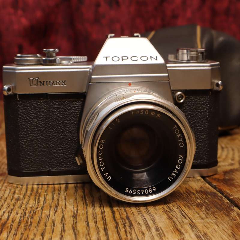 VINTAGE - Topcon Unirex with 50mm UV Topcore Kogaku 1:2 Lens
