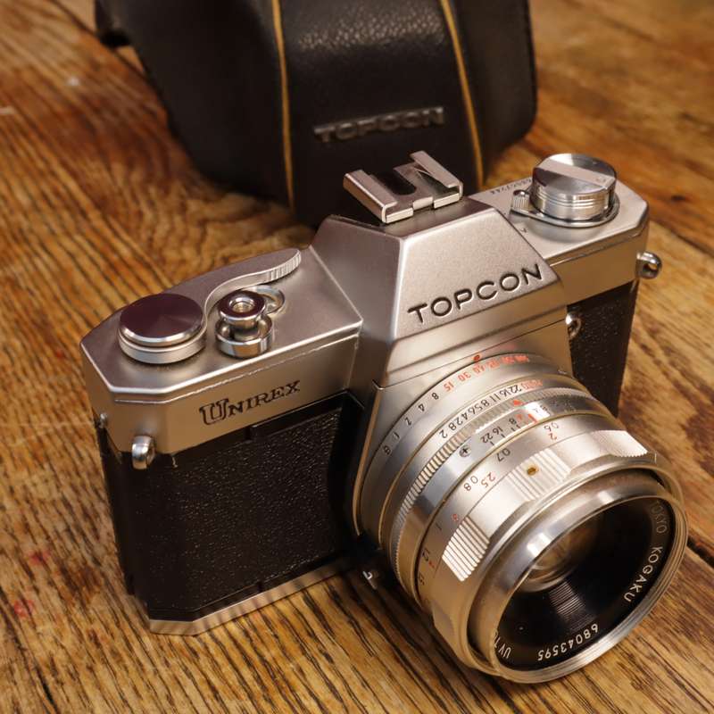 VINTAGE - Topcon Unirex with 50mm UV Topcore Kogaku 1:2 Lens