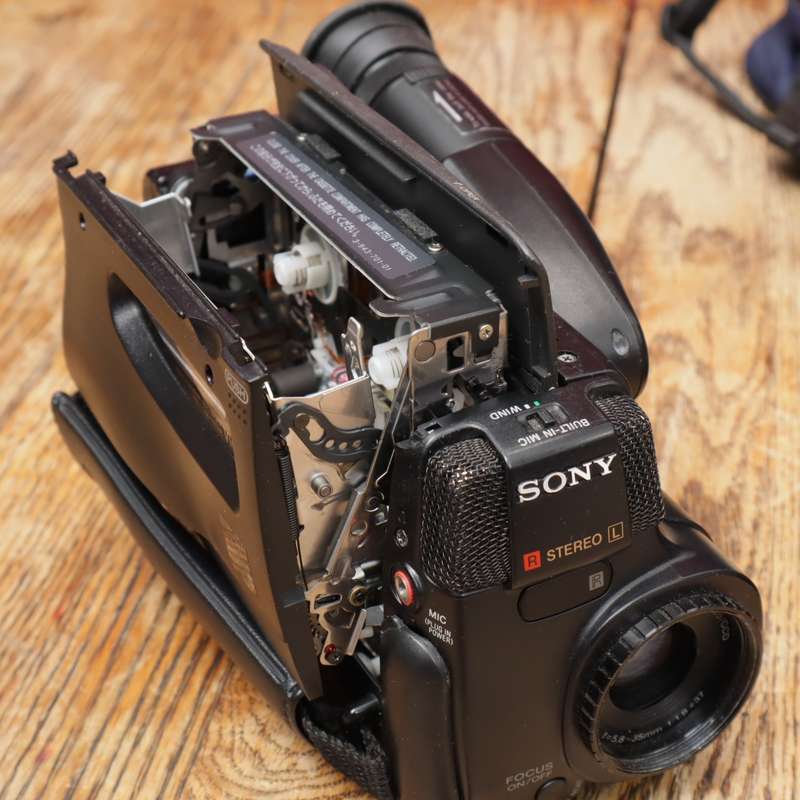 Sony Video8 Handicam Camcorder With Accessories