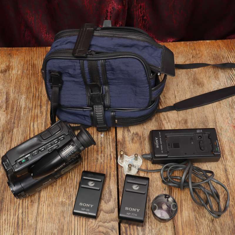 Sony Video8 Handicam Camcorder With Accessories