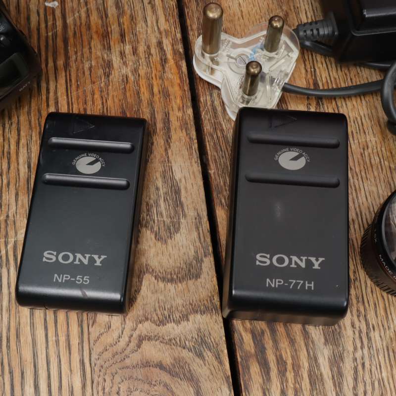 Sony Video8 Handicam Camcorder With Accessories