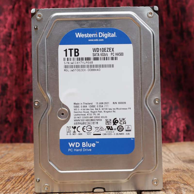 Wester Digital WD Blue 1TB Desktop 3.5" Hard Drive WD10EZEX SATA 6Gb/s 7200RPM