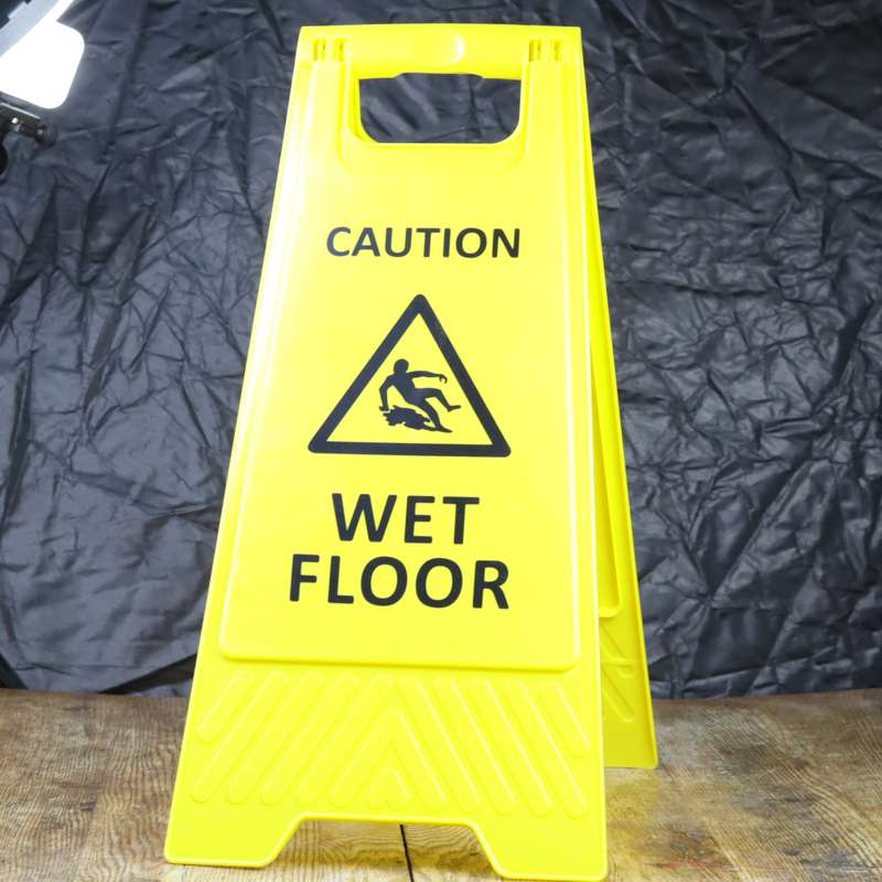 Wet Floor Caution Sign