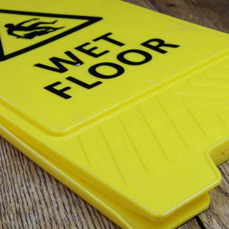 Wet Floor Caution Sign