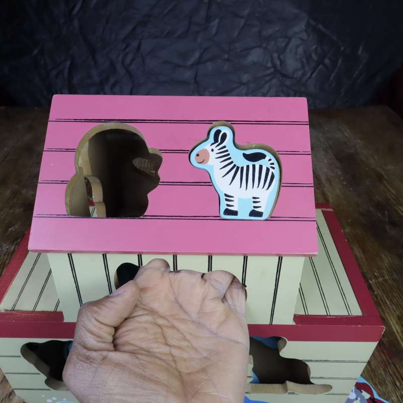 Baby Wooden Toy Blocks - Noah's Ark - Pre-Owned