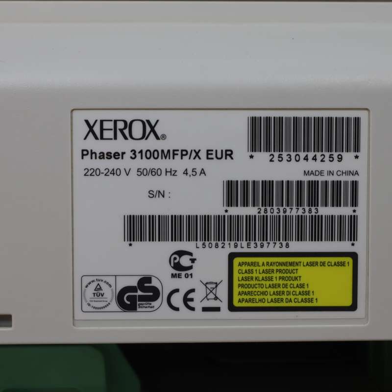 Xerox Phaser 3100MFP/X A4 Mono All-In-One Laser Printer