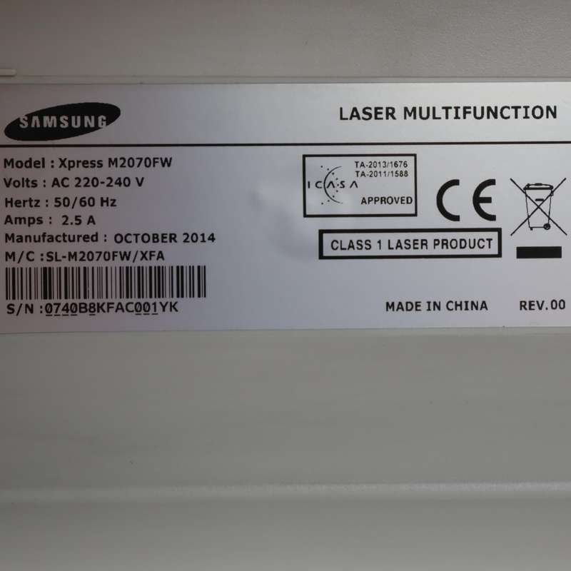 Samsung Xpress M2070FW All-In-One Mono Laser Printer
