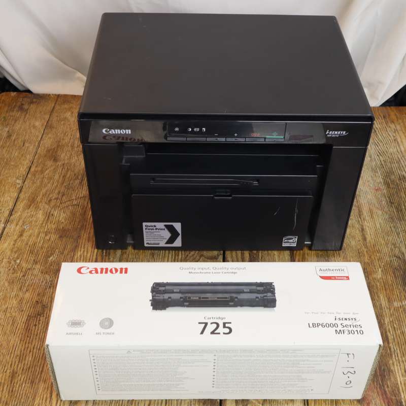 Canon i-SENSYS MF3010 A4 Mono Multifunction Laser Printer + Spare Toner