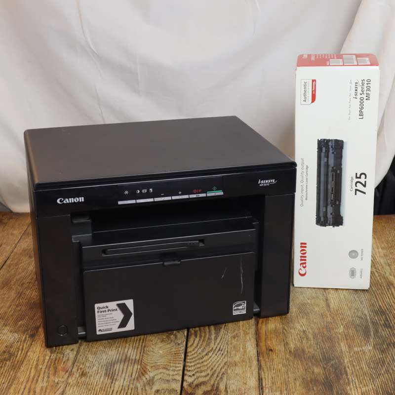 Canon i-SENSYS MF3010 A4 Mono Multifunction Laser Printer + Spare Toner