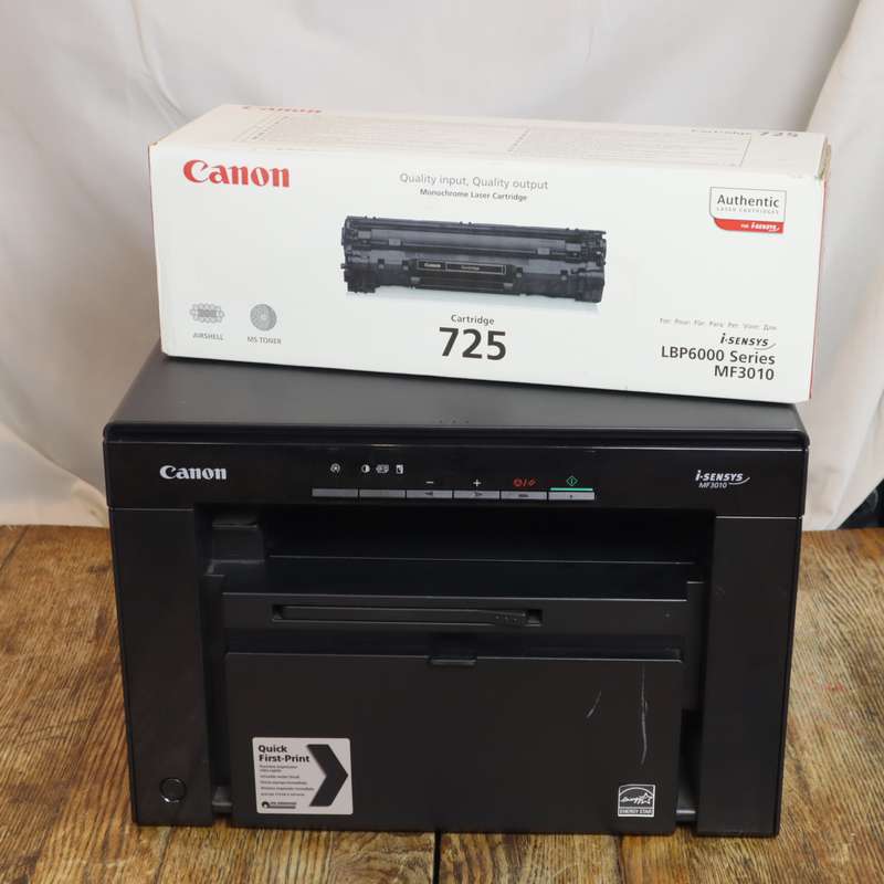 Canon i-SENSYS MF3010 A4 Mono Multifunction Laser Printer + Spare Toner