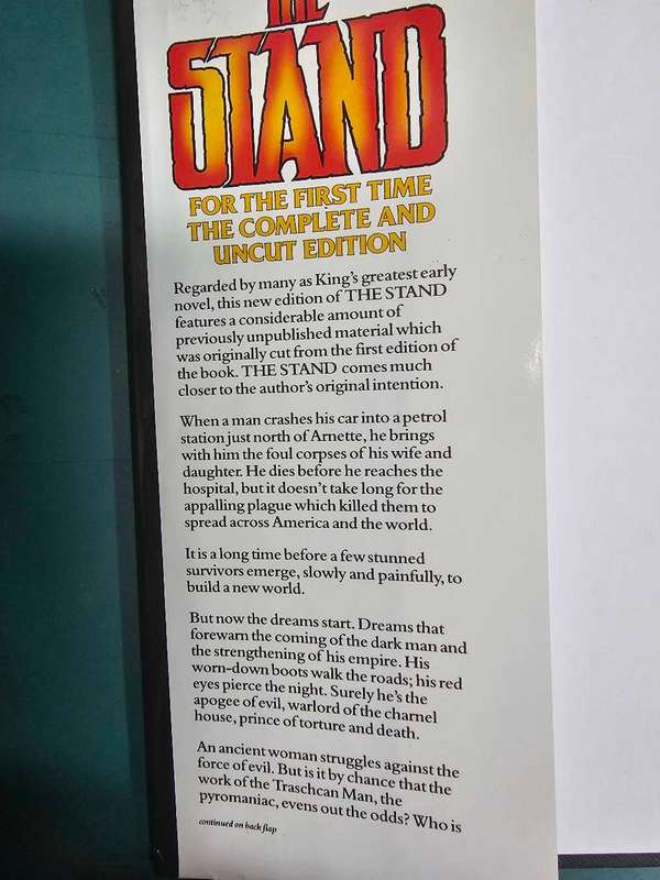 The Stand by Stephen King (Hard Cover)