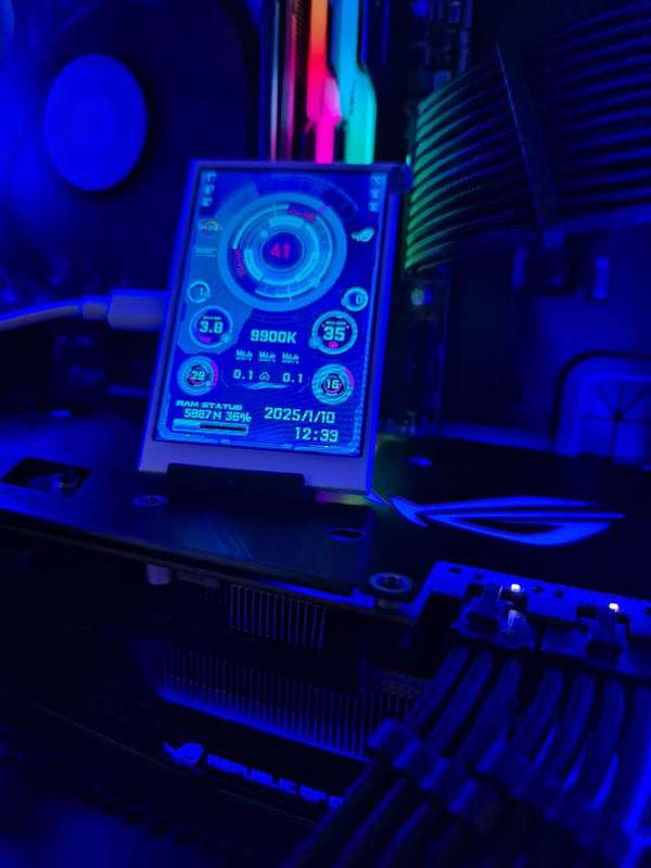 3.5" IPS PC stat monitor