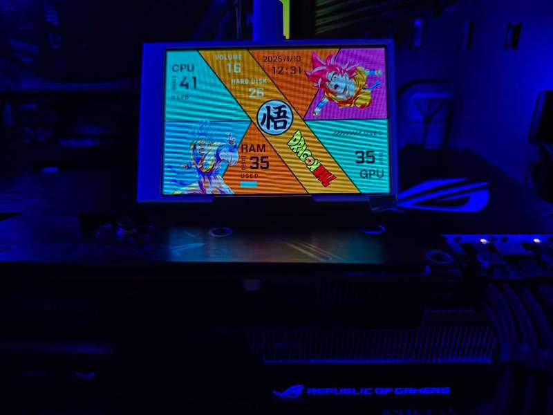 3.5" IPS PC stat monitor