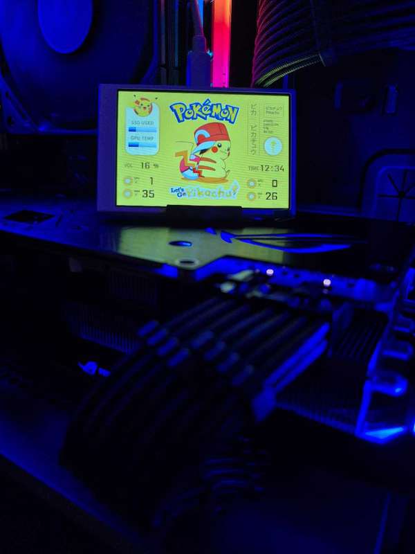 3.5" IPS PC stat monitor