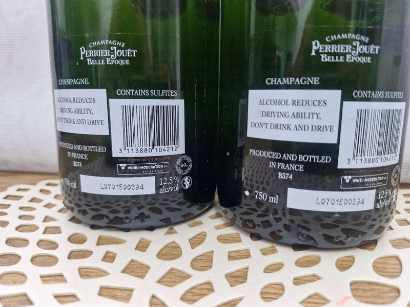 2×2007 Perriet-Jouët Belle Epoque Champagne