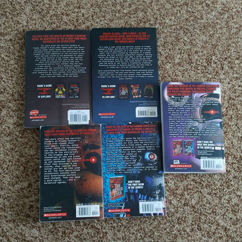 Five Nights At Freddy's Book Trilogy + Graphic Novels