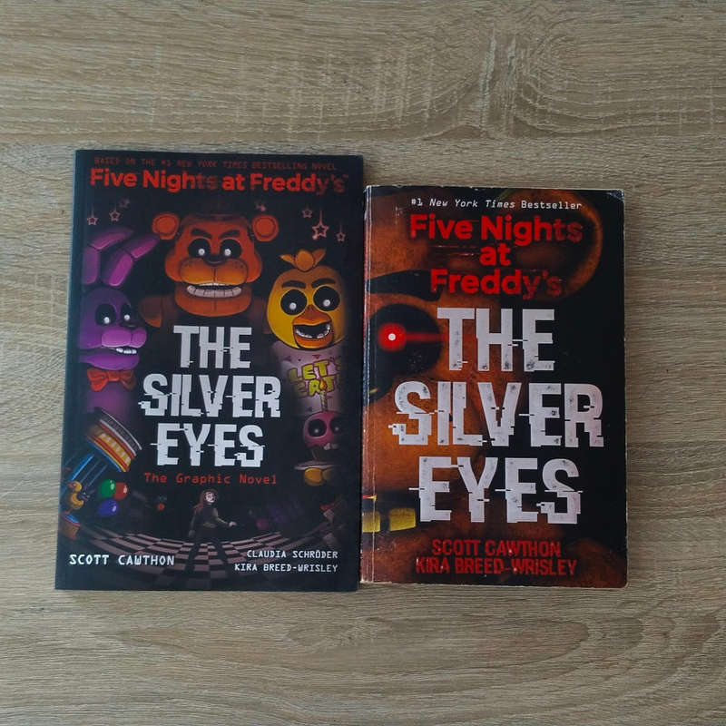 Five Nights At Freddy's The Silver Eyes Book + Graphic Novel