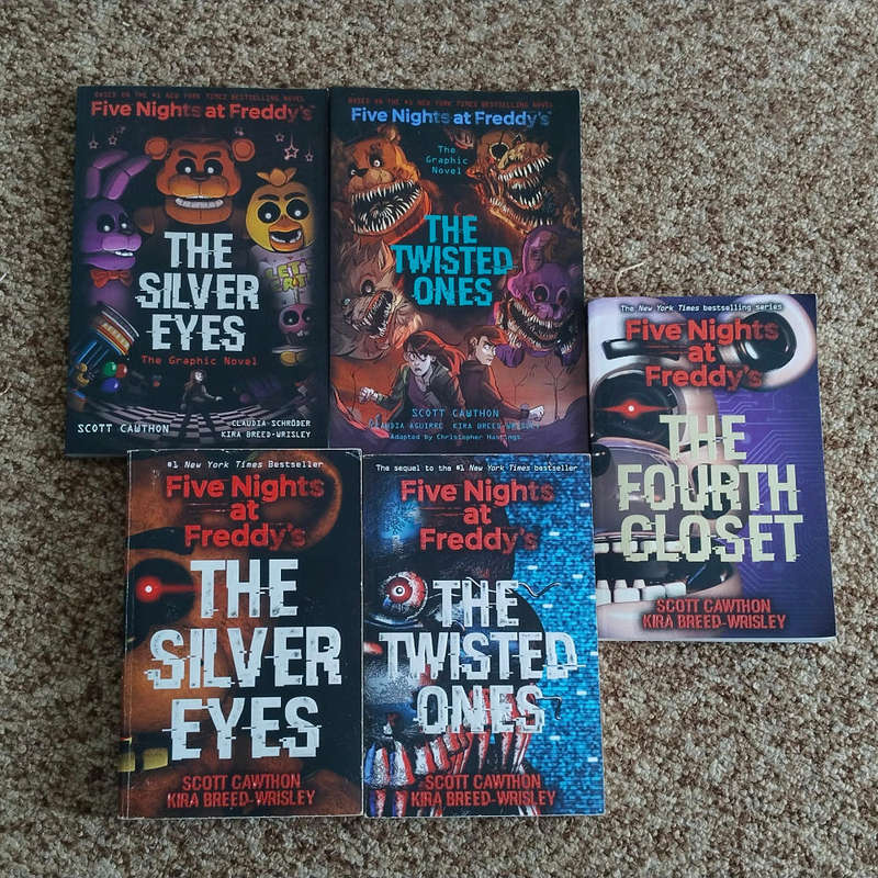 Five Nights At Freddy's Book Trilogy + Graphic Novels