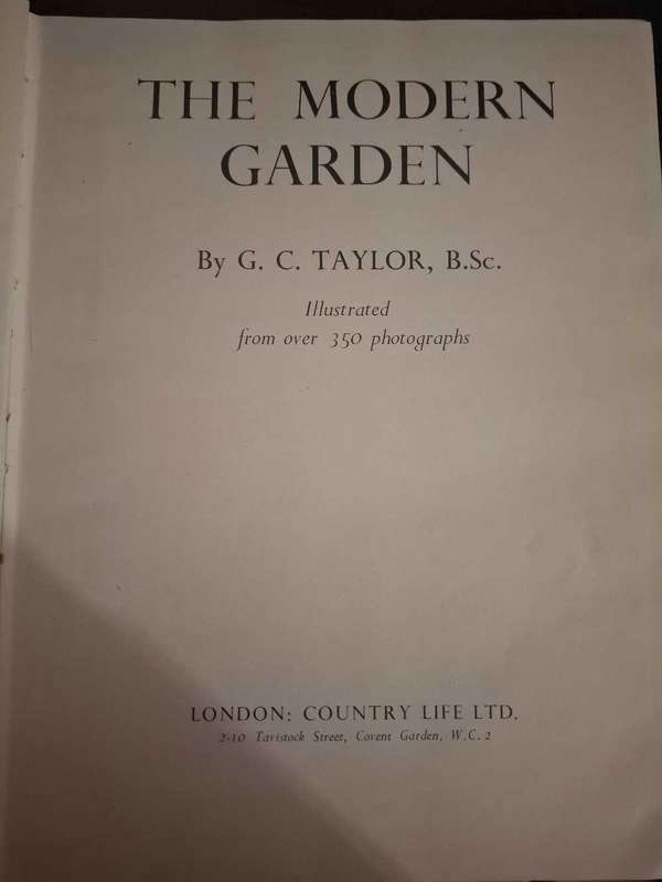 G.C Taylor - The modern garden