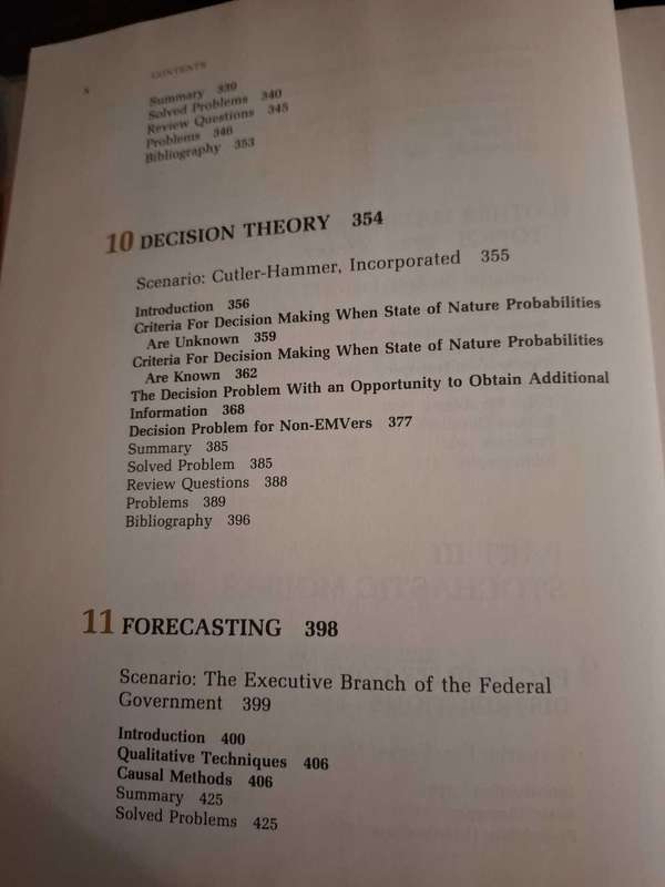 Thomas M. Cook - introduction to management science
