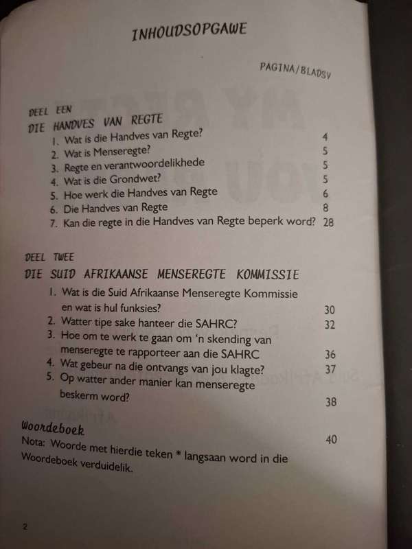 My regte, jou regte