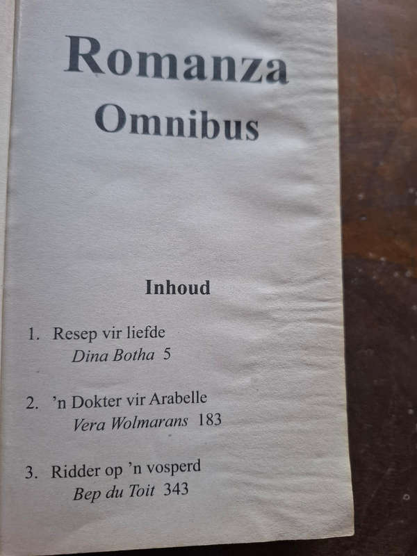 Romanza 3in1 - Resep vir liefde. N dokter vir Arabelle. Ridder op n vosperd
