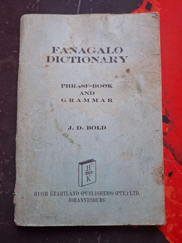 Fanagalo dictionary