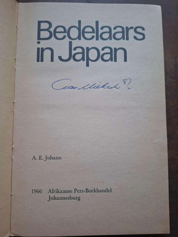 A.E Johann - bedelaars in Japan