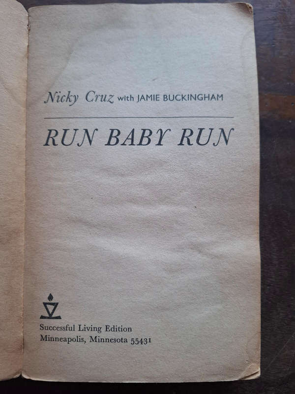 Nicky Cruz - Run baby run